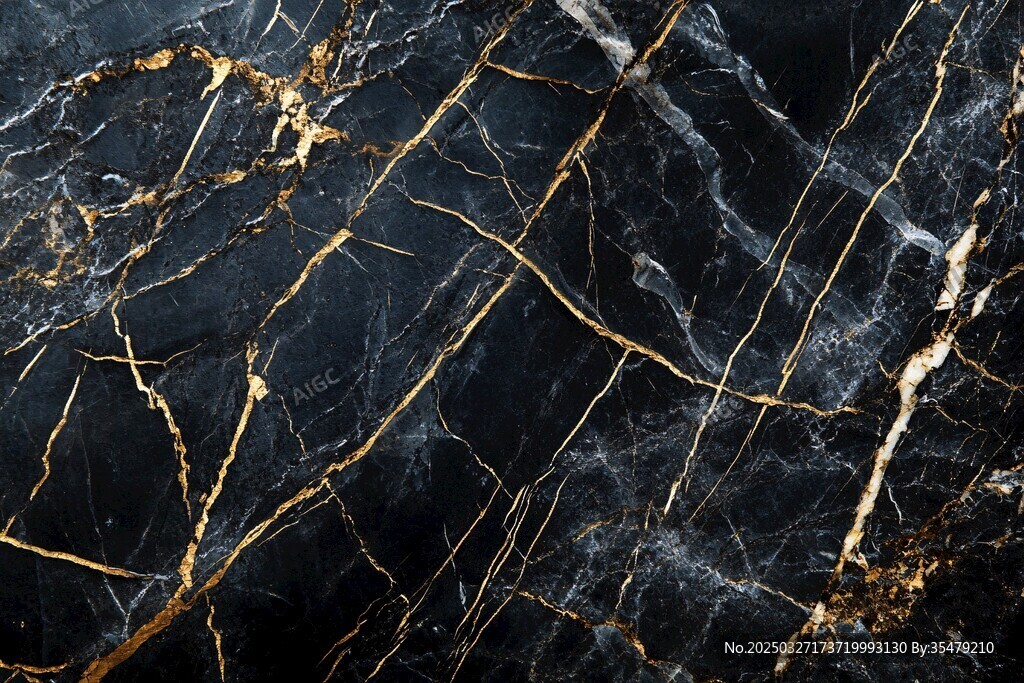 黑金大理石纹理背景图