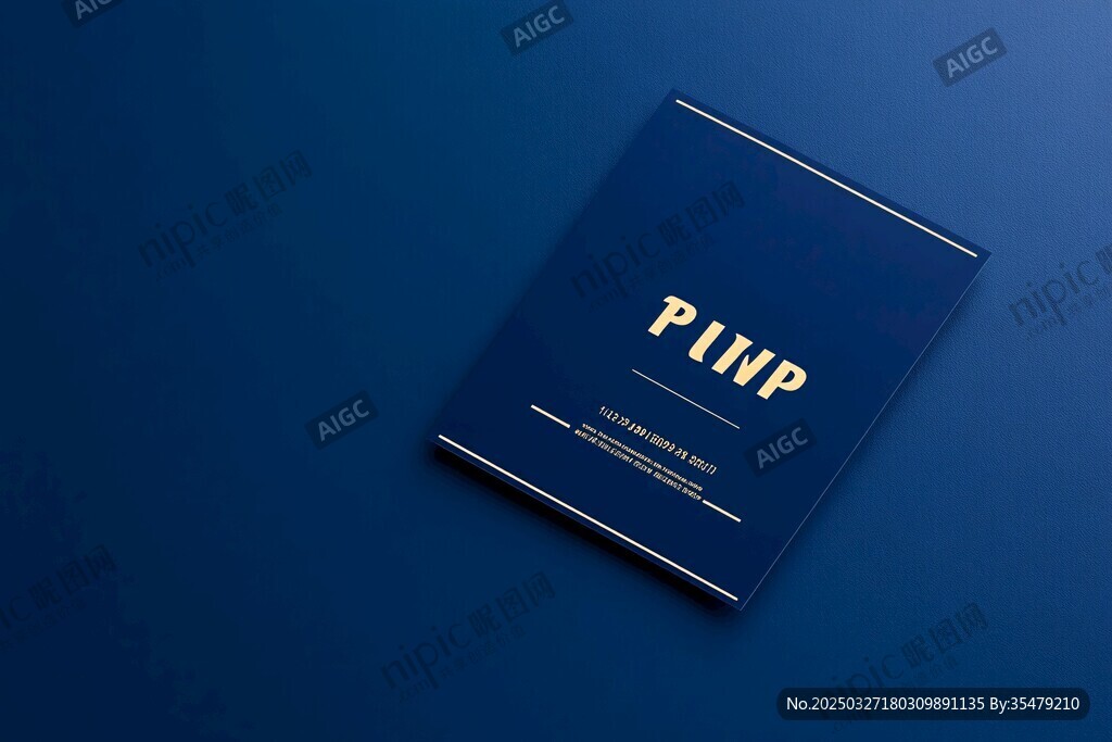 蓝色PIIVP品牌手册展示