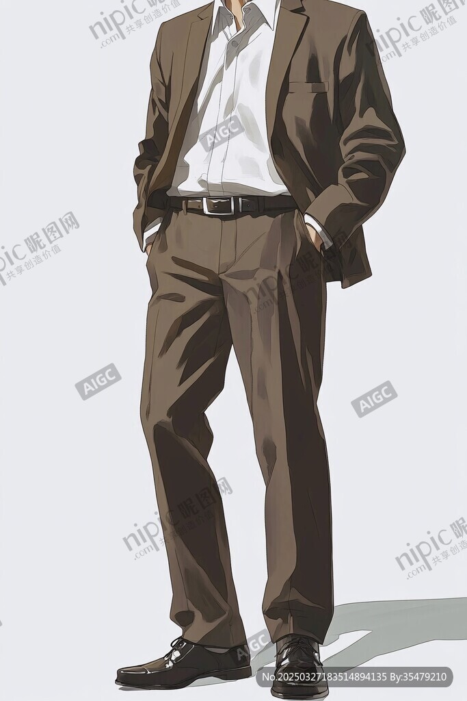 男士商务正装形象展示