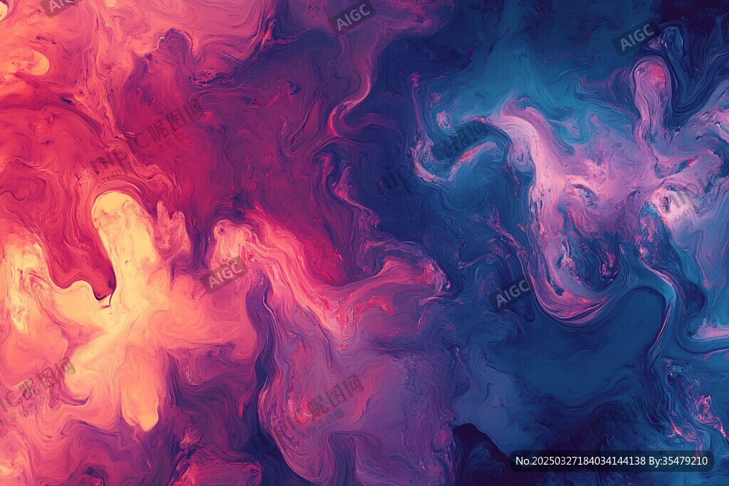 梦幻炫彩流体艺术背景