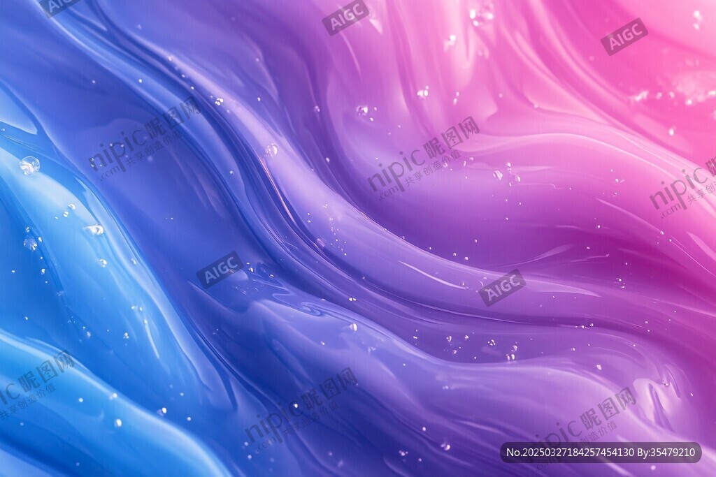 梦幻渐变流体背景图