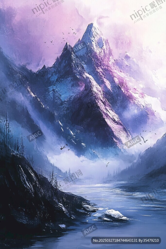 梦幻山水间的空灵之景
