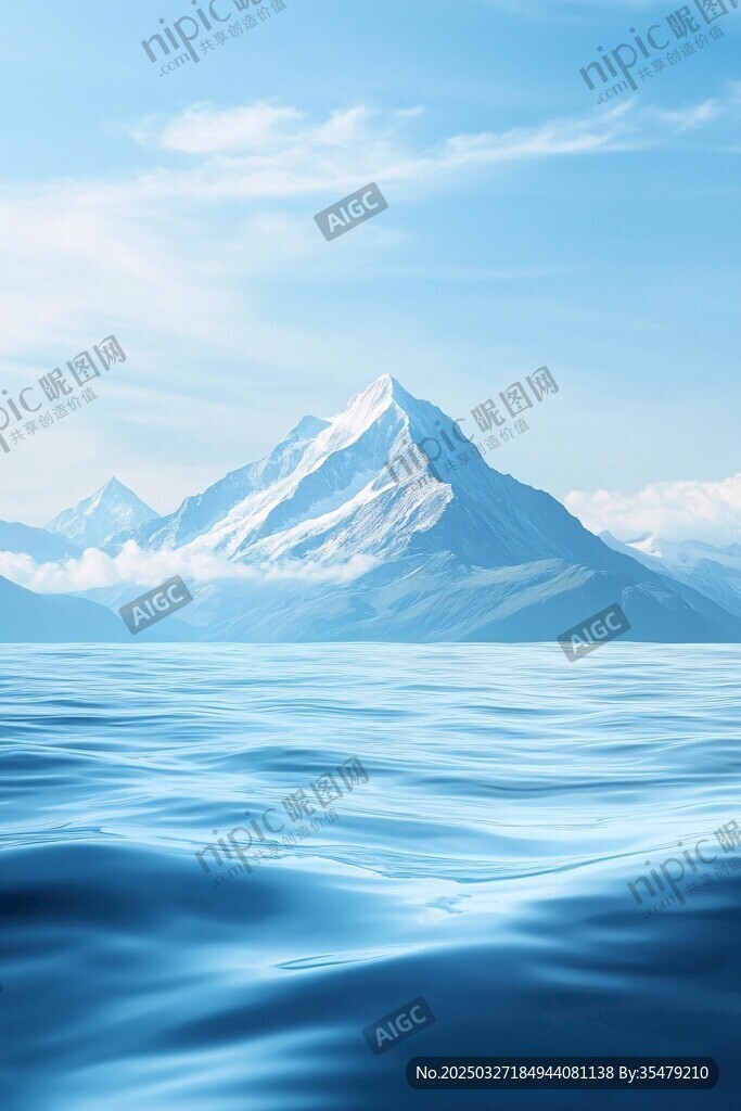 梦幻山水间的宁静之景