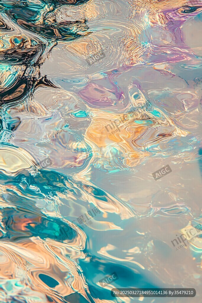 梦幻炫彩流体艺术纹理