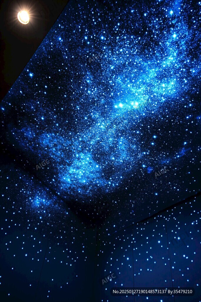 梦幻星空天花板场景