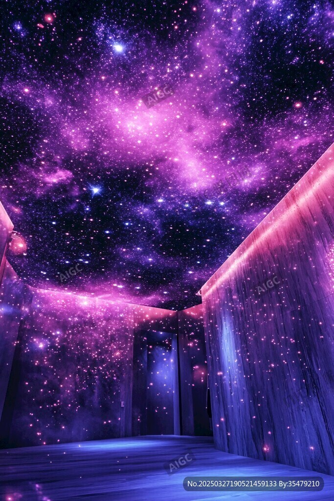 梦幻星空室内场景