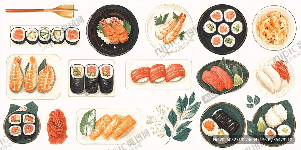 日式美食插画合集
