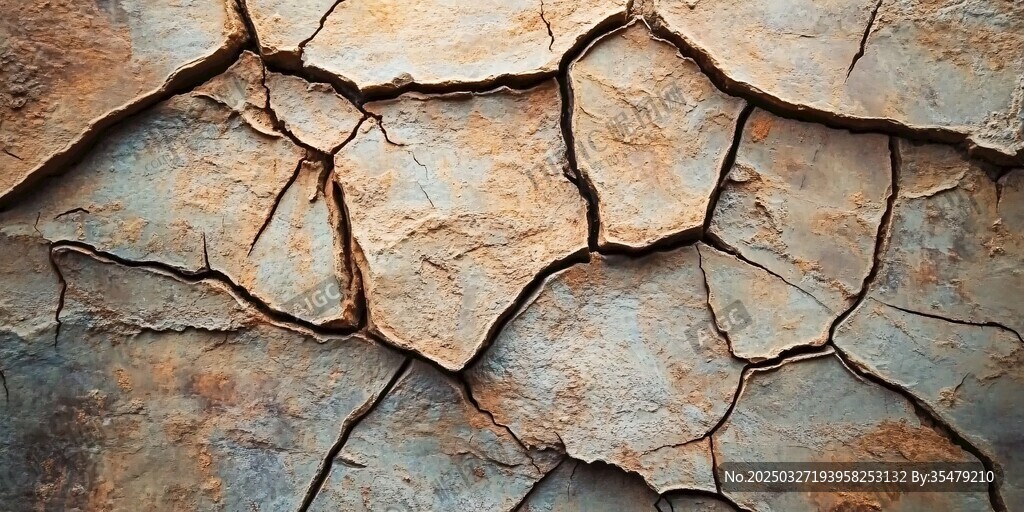 干裂的大地纹理