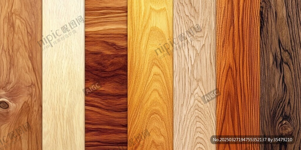 多样木材纹理展示