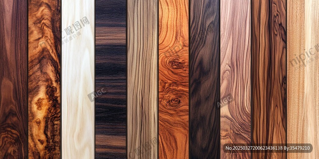 多样木材纹理展示