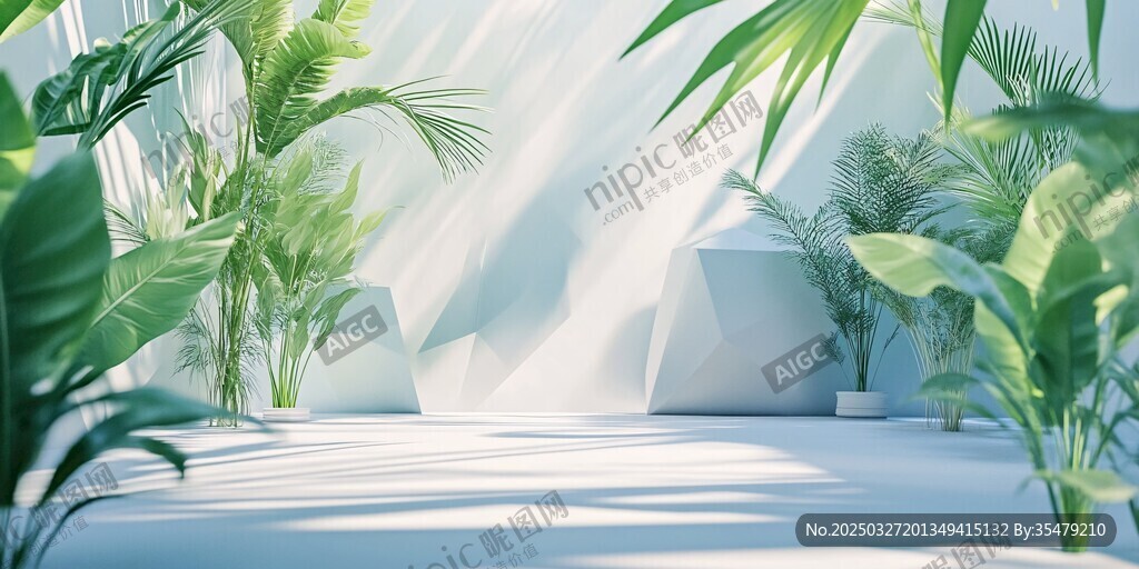 室内绿植空间 清新氛围