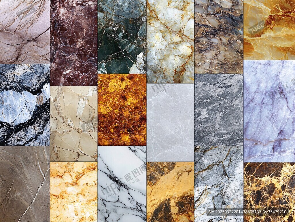 多样大理石纹理精美展示