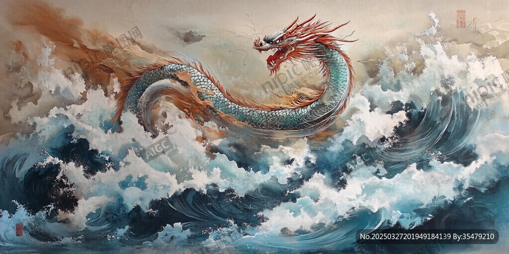 龙游惊涛间