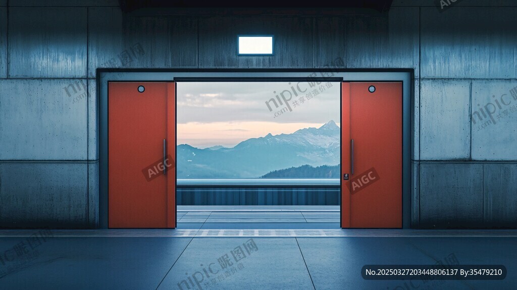 开启之门展现绝美山景