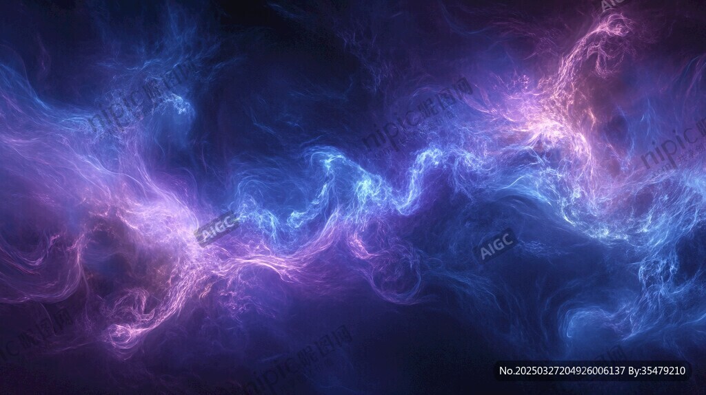 梦幻炫彩烟雾动态背景图