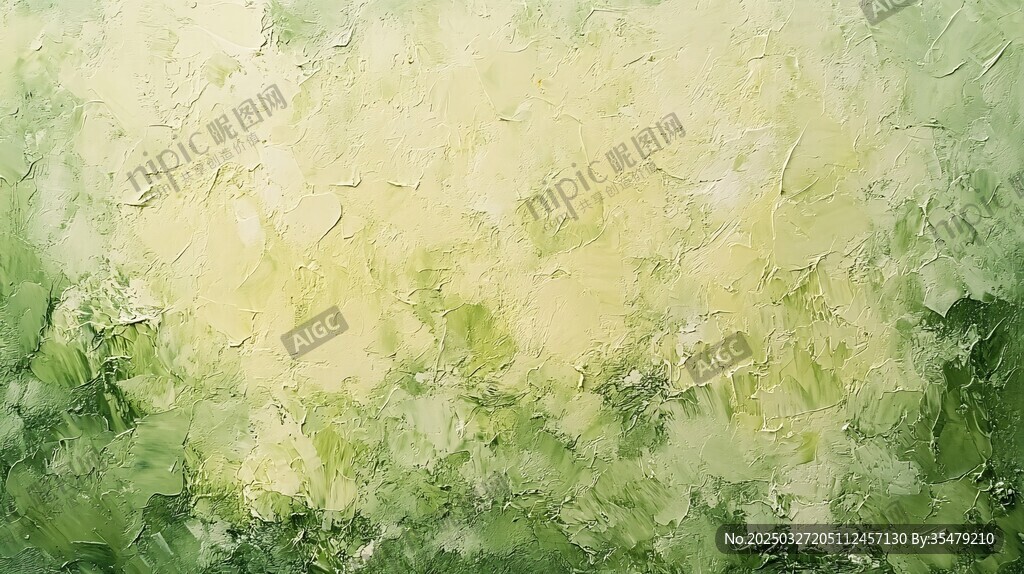 淡绿色抽象油画纹理背景