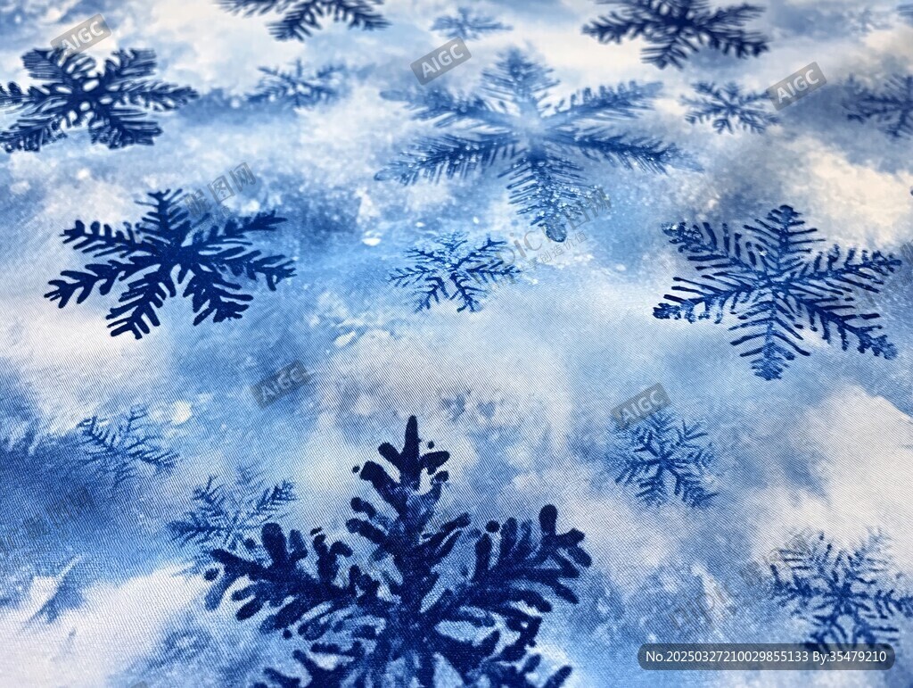 雪花图案背景纹理