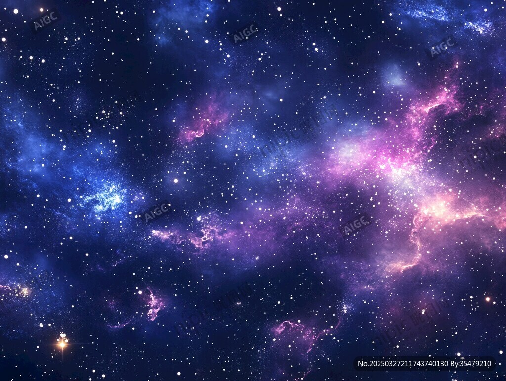 梦幻星空宇宙绚丽景象