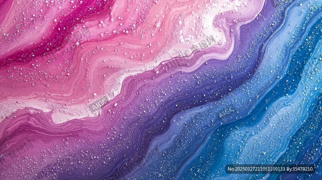 梦幻渐变流体艺术纹理
