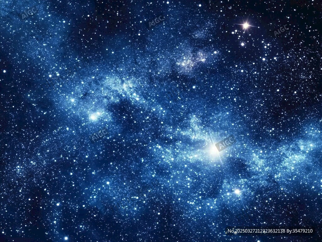 璀璨星空梦幻宇宙景象