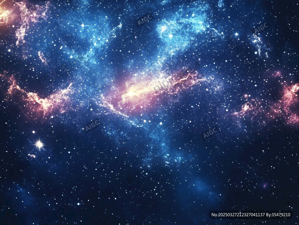 梦幻璀璨的深邃宇宙星空