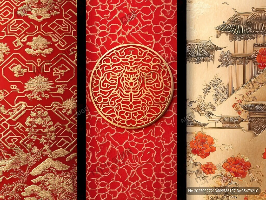 中式传统精美纹理图案集