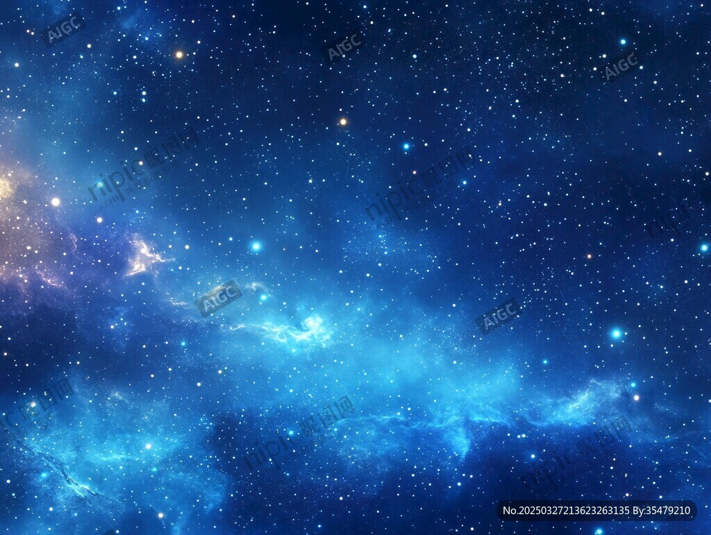 梦幻璀璨的深邃星空