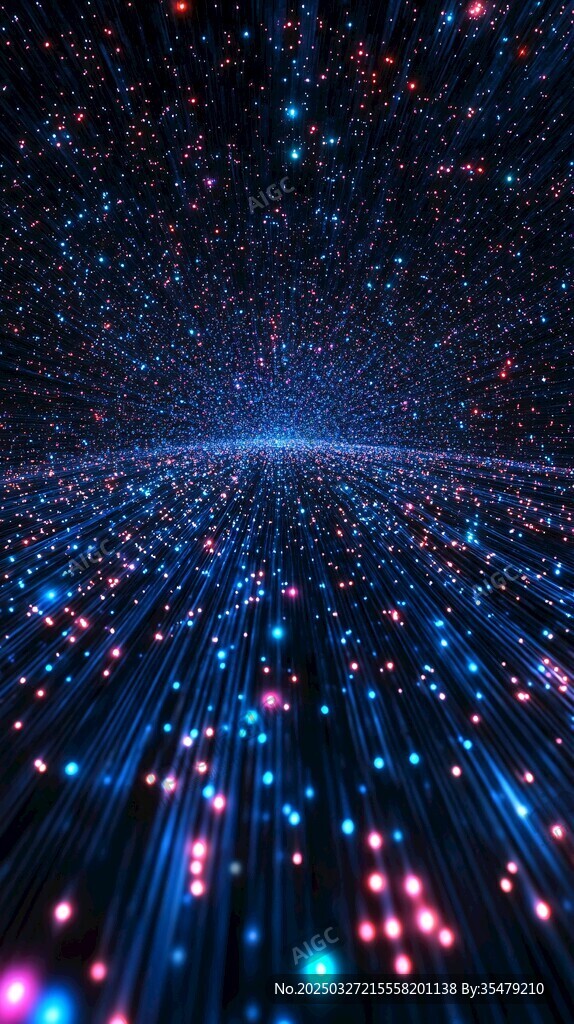 梦幻星际光线穿梭宇宙景