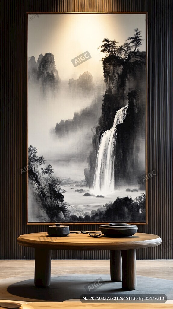 中式山水挂画 尽显雅致