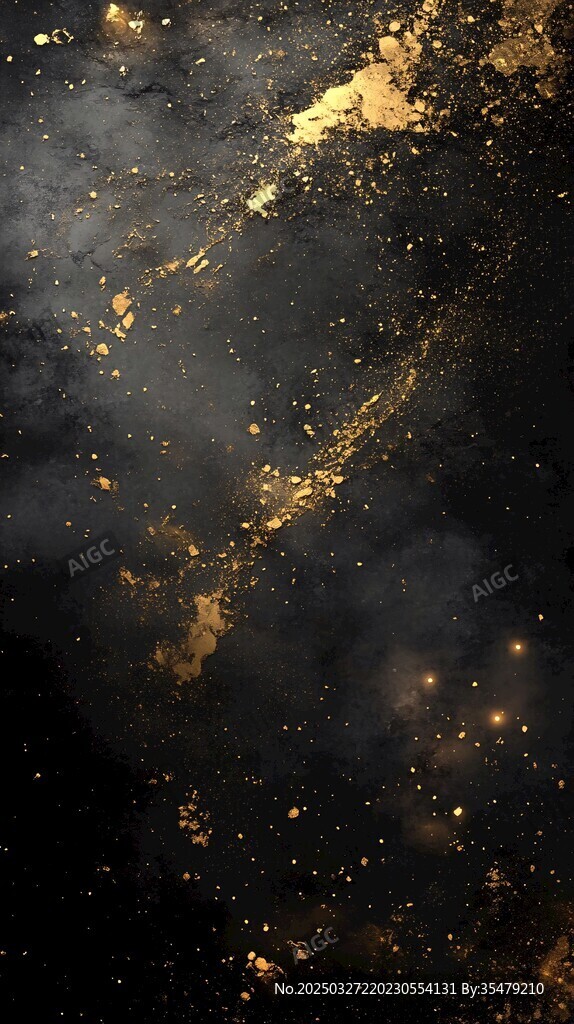 黑金宇宙梦幻粒子背景