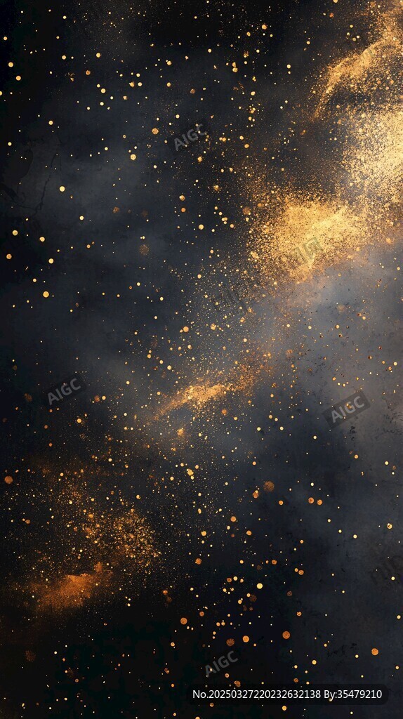 璀璨星空下的梦幻星云