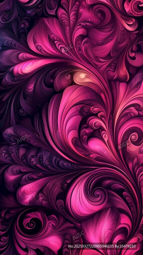 梦幻紫粉花卉纹理图案