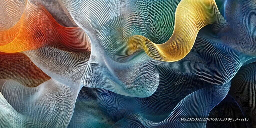 梦幻流动色彩抽象纹理图