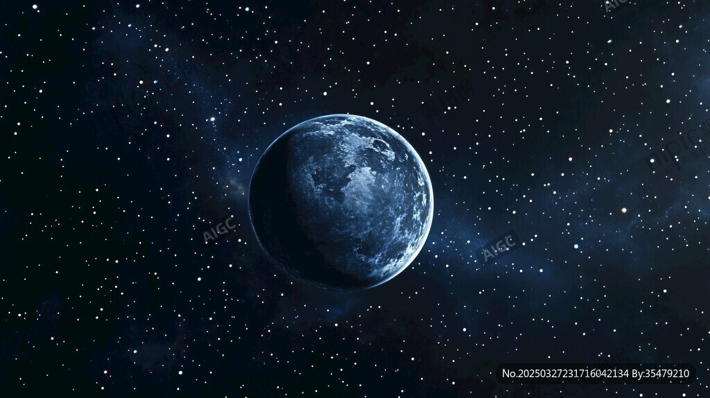 太空中的蓝色星球