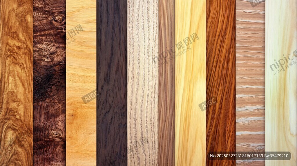 多样木纹板材展示