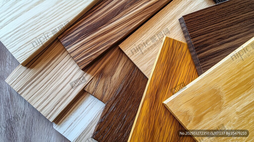 多样木纹地板展示