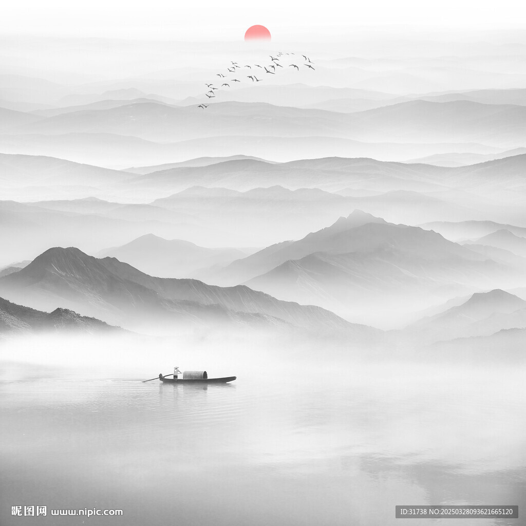 水墨山水画壁纸