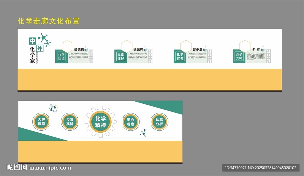 化学走廊文化布置