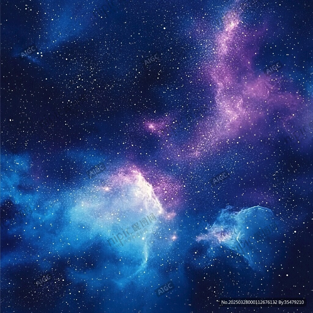 梦幻星空宇宙壮丽景象
