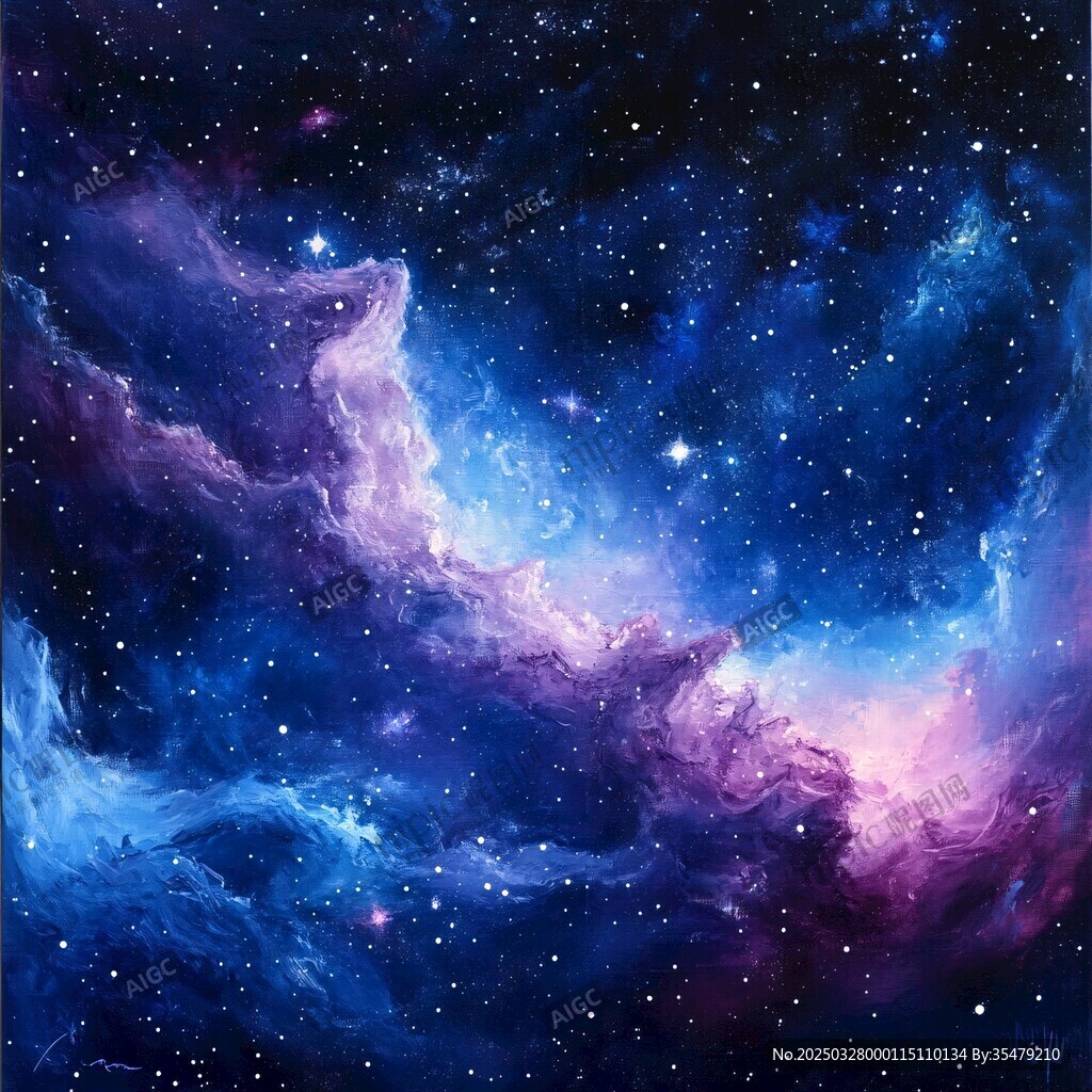 梦幻星云宇宙星空图景