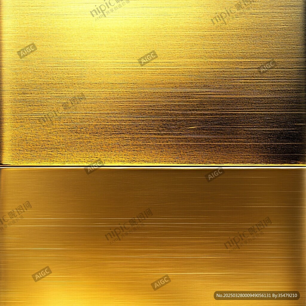 金色金属质感背景纹理图