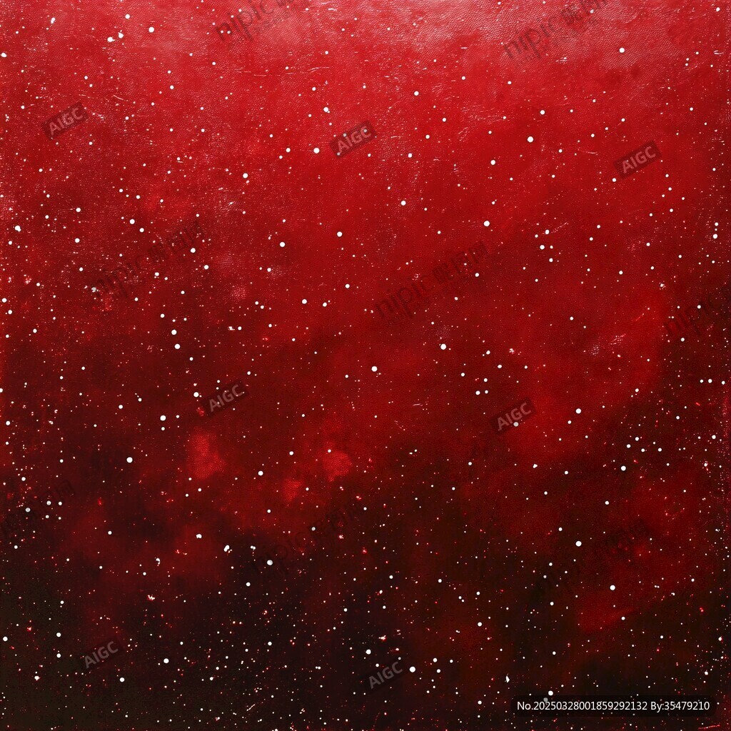 深红星空背景图