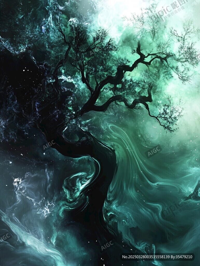 奇幻灵树 幽幻自然景象