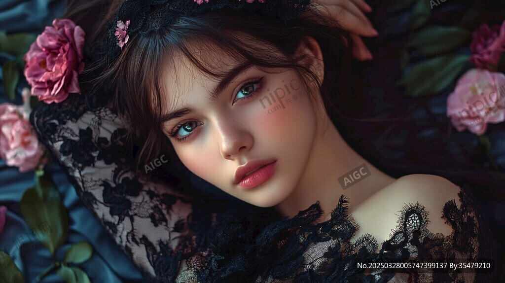 花漾少女的浪漫梦幻时刻