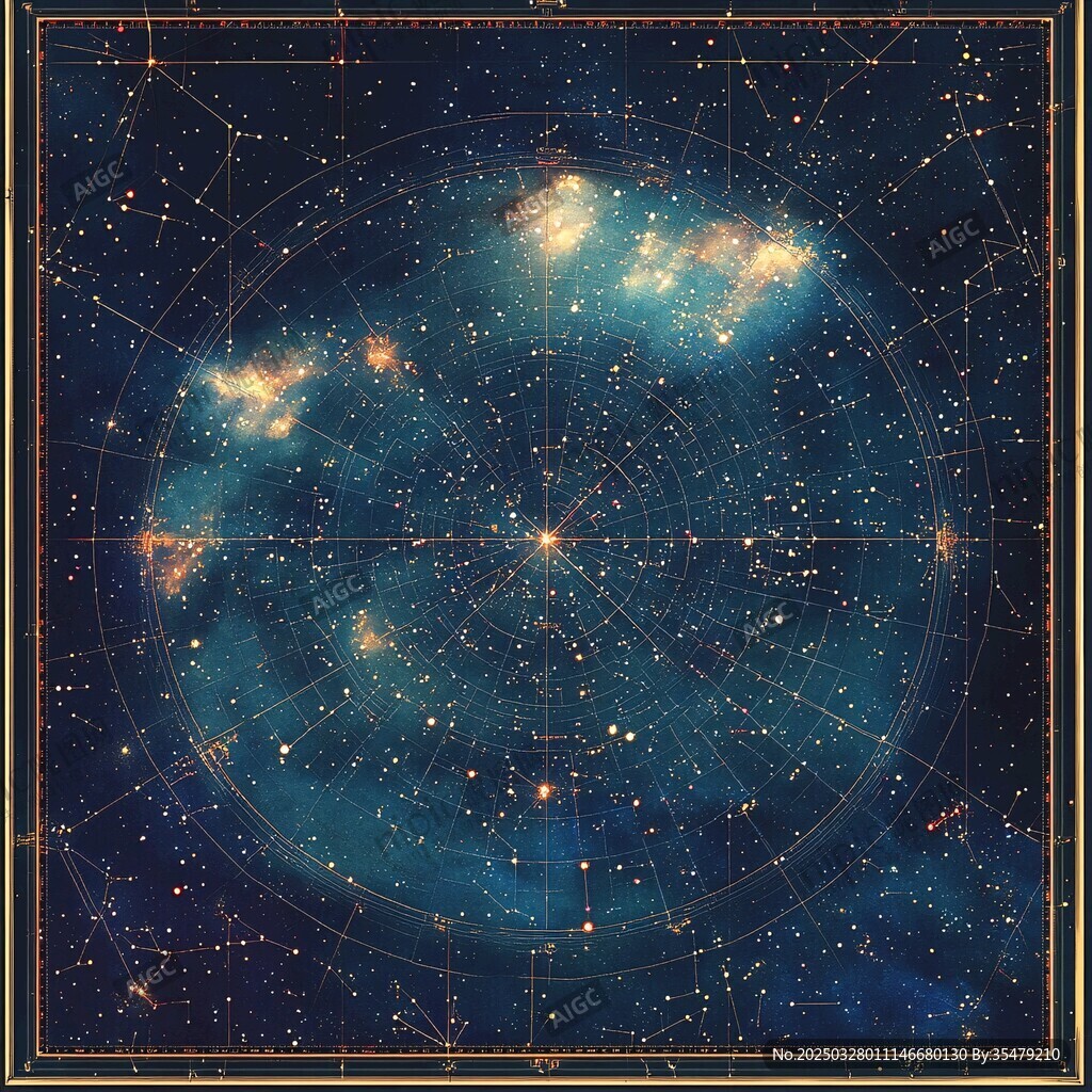 梦幻星空宇宙星图