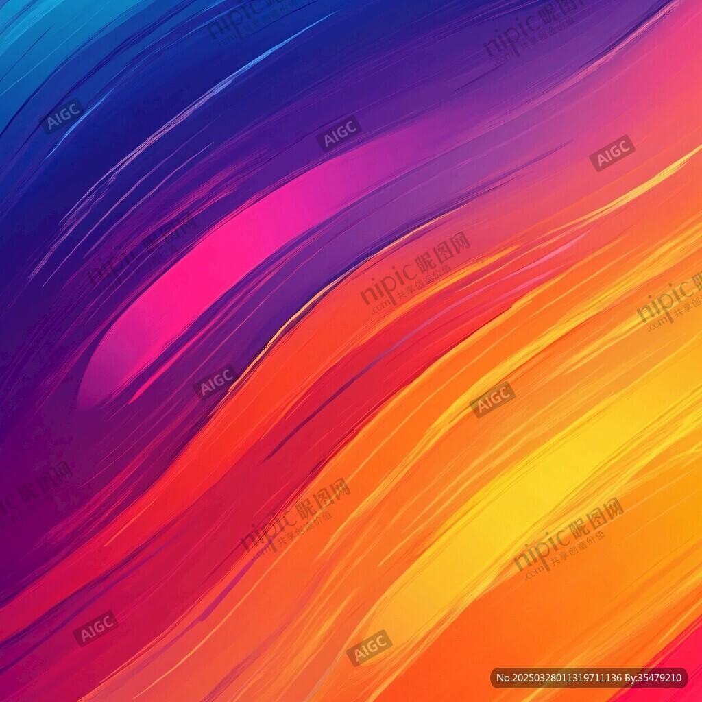 绚丽多彩的流体渐变背景图