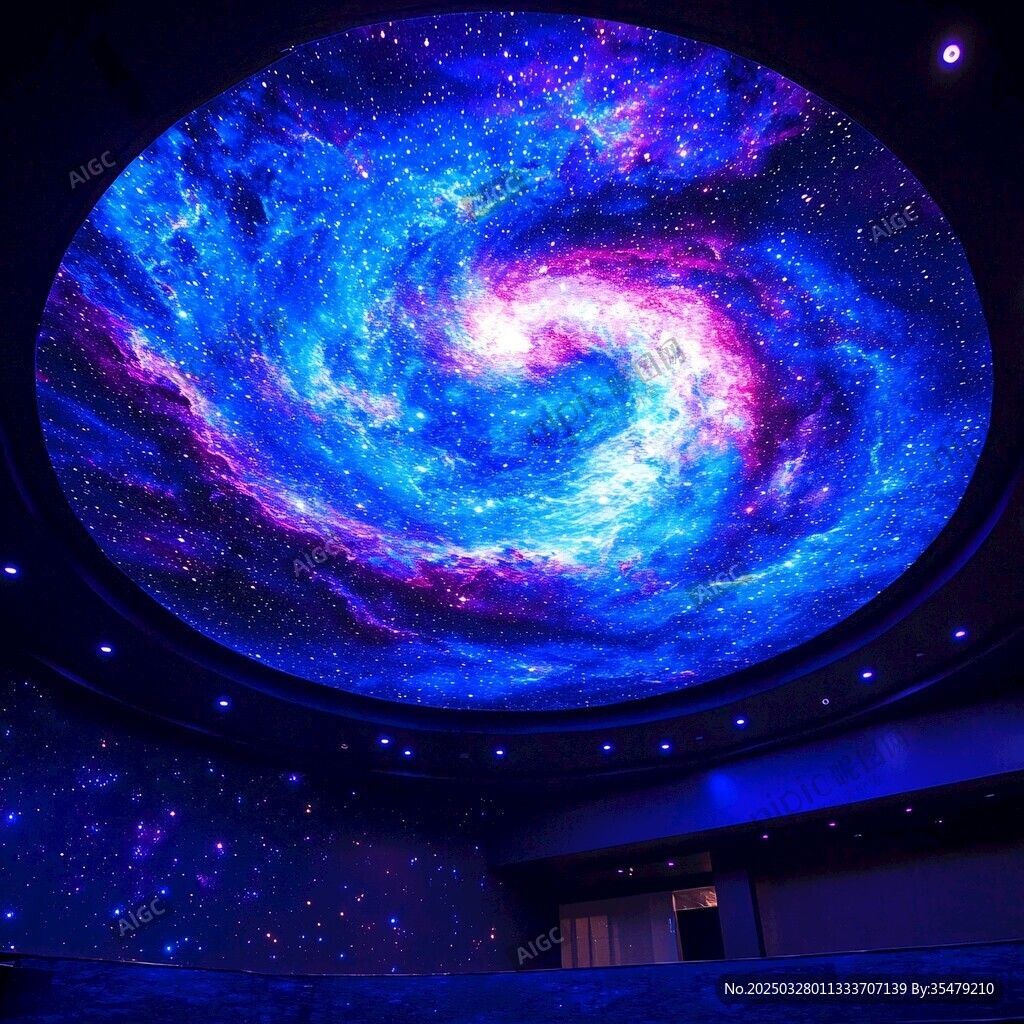 梦幻星空穹顶 璀璨宇宙景