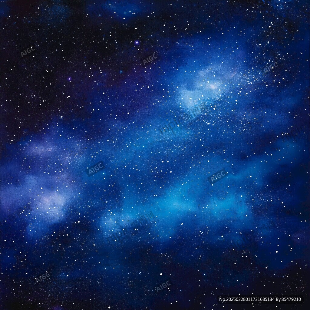 梦幻深邃的浩瀚星空