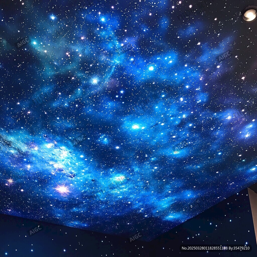 梦幻星空天花板设计展示