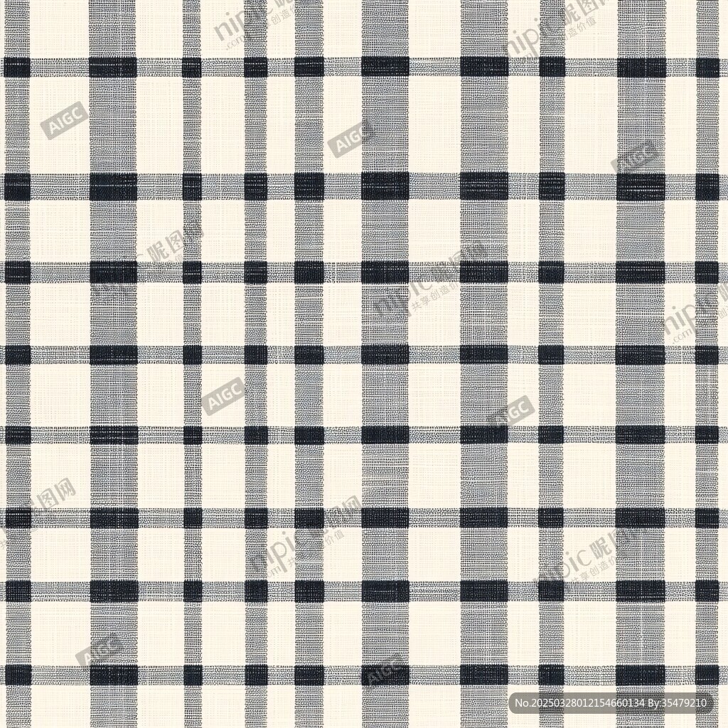 简约黑白灰格子图案纹理
